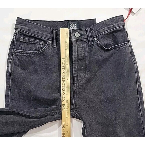BDG Urban Outfitters Dad Jeans Slim Tapered Fit Cropped Heritage Denim 29x32 NWT - Picture 14 of 16